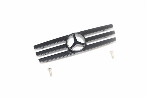 Aluminium Grill vorn schwarz
