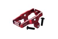 Servo-Halter 7075-T6 Aluminium rot