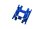 Bodenplatte Chassis 7075-T6 Aluminium blau