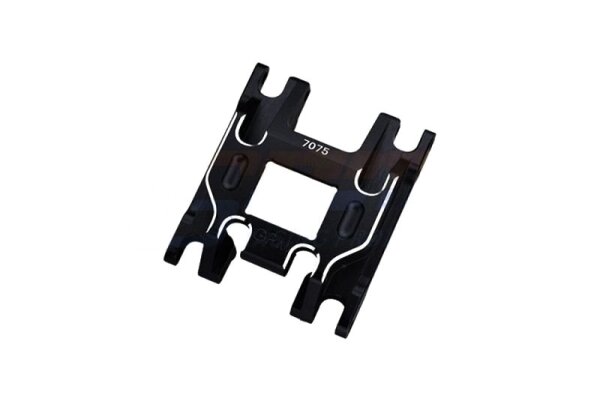 Bodenplatte Chassis 7075-T6 Aluminium schwarz
