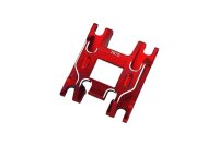 Bodenplatte Chassis 7075-T6 Aluminium rot