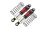 Dämpfer 6061-T6 Aluminium rot 52mm mit Federn v/h
