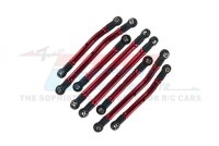 Bodenfreiheit-Kit verstellbar 7075-T6 Aluminium rot