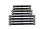 Spurstangen-Set 6061-T6 Aluminium schwarz