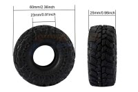 SLVR Grip-Reifen breit 1.0 mit Einlagen 60x25mm (4)