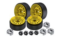 SLVR Beadlock 1.0 12-Loch-Felgen Alu gold 26,1x13,2mm (4)