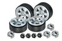 SLVR Beadlock 1.0 6-Loch-Felgen Alu silber 26x13,2mm (4)