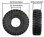 SLVR Grip-Reifen 1.0 mit Einlagen 62x20,5mm (4)