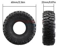SLVR Grip-Reifen 1.0 mit Einlagen 60x22mm (4)