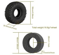 SLVR Grip-Reifen 1.0 mit Einlagen 53x20,5mm (4)