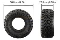 SLVR Grip-Reifen 1.0 mit Einlagen 50,8x22,8mm (4)