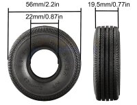 SLVR High-Grip-Reifen 1.0 mit Einlagen 56x19mm (4)