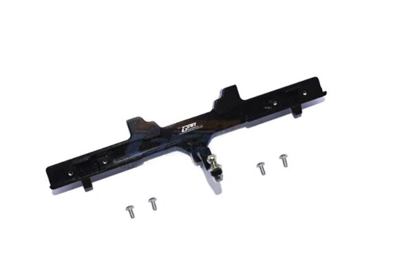 Bumper hinten Aluminium schwarz
