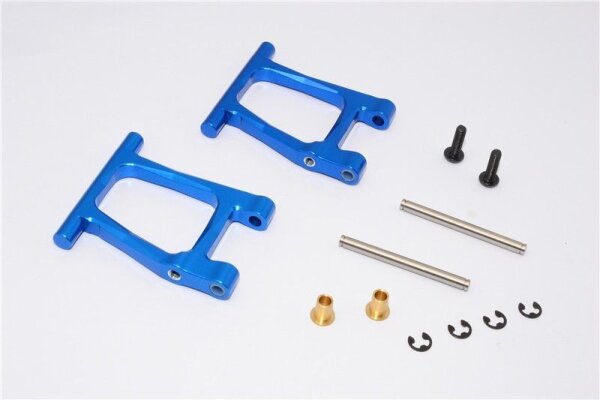 Aluminium Querlenker unten hinten blau
