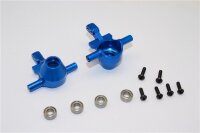 Aluminium Lenkhebel mit Kugellager vorn blau