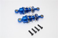 Aluminium Dämpfer 53mm v/h blau