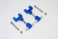 Aluminium Querlenker einstellbar oben hinten blau