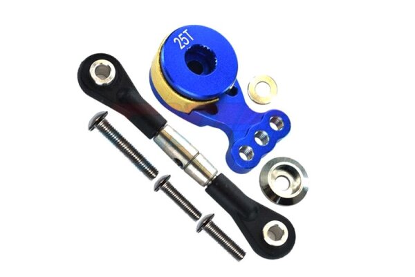 Alu Hi-Torque Servo Saver 25T blau