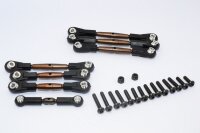 Federstahl Spurstangen mit Kugelpfannen Set (7 Stk.)