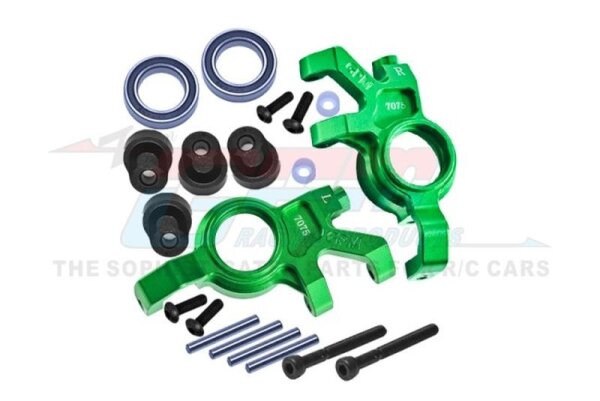 Aluminium Lenkhebel Set vorne oversized grün