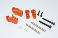 SLVR Aluminium Dämpferbefestigung hinten orange