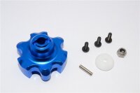 SLVR Aluminium Hauptzahnrad Adapter blau