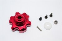 SLVR Aluminium Hauptzahnrad Adapter rot