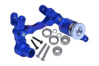 Aluminium Lenk-Set blau