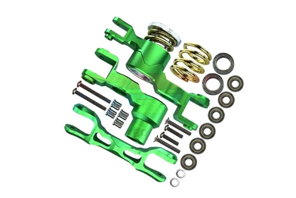 Aluminium Lenk-Set grün