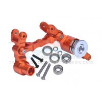 Aluminium Lenk-Set orange
