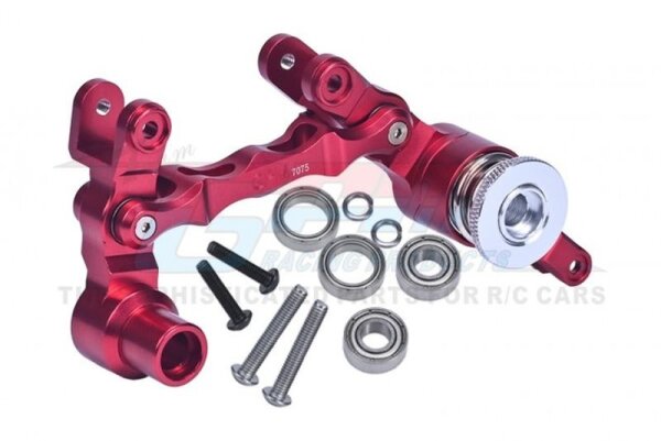 Aluminium Lenk-Set rot