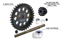 40Cr Carbon Stahl  Hauptzahnrad 33Z mit 12Z Ritzel 1,5M