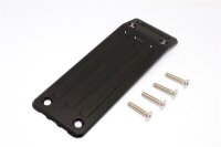 Aluminium Unterschutzplatte hinten schwarz