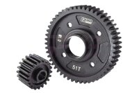 Medium Carbon Stahl Ausgangszahnrad Diff mitte 51/20T
