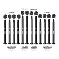 Carbon-Stahl Querlenkerstifte v/h schwarz