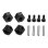 Alu Radmitnehmer 12mm schwarz