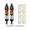 Alu-Dämpfer einstellbar v/h 87mm +Federn orange (2)