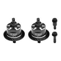 Diffs kpl v/h aus Carbon-Stahl & Alu schwarz