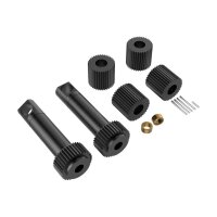 Carbon-Stahl Diff-Getriebset schwarz