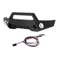Alu-Bumper vorn schwarz mit LED
