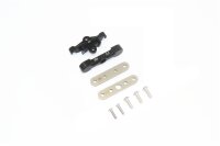 SLVR Aluminium Querlenkerhalter unten hinten schwarz