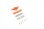 SLVR Aluminium Querlenkerhalter unten hinten orange