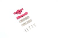 SLVR Aluminium Querlenkerhalter unten hinten rot