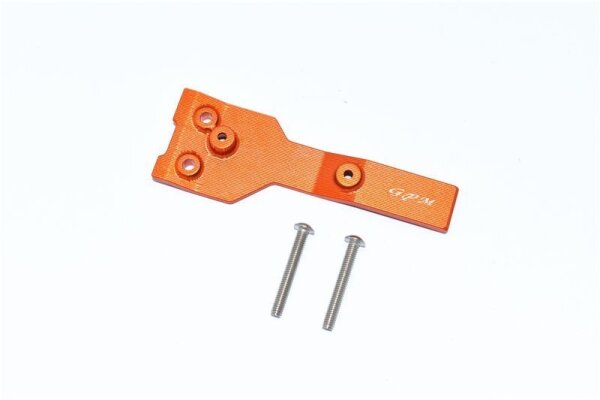 Aluminium Chassisplattestütze oben hinten orange
