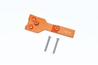 Aluminium Chassisplattestütze oben hinten orange