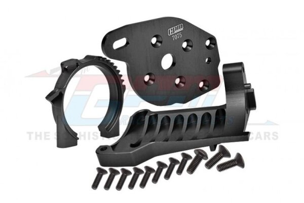 Aluminium Motorbefestigung schwarz