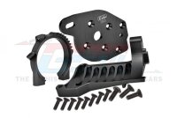 Aluminium Motorbefestigung schwarz