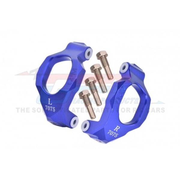 Aluminium C-Hubs vorn blau