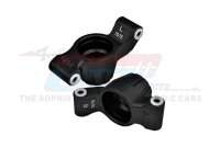 Aluminium Radträger hinten Set schwarz