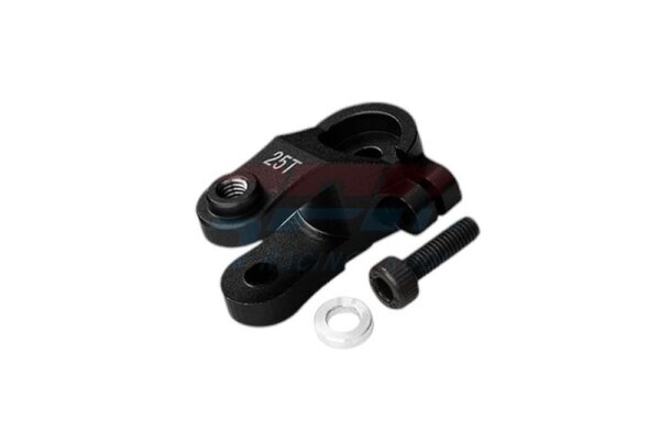 Aluminium Standard-Servohorn 25T schwarz
